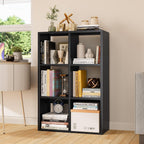 Outstar Metal Cube Storage Organizer 4 Cube 6 Cube Steel Cubby Shelf With Corner Bumpers For Living Room Bedroom Office Black And White