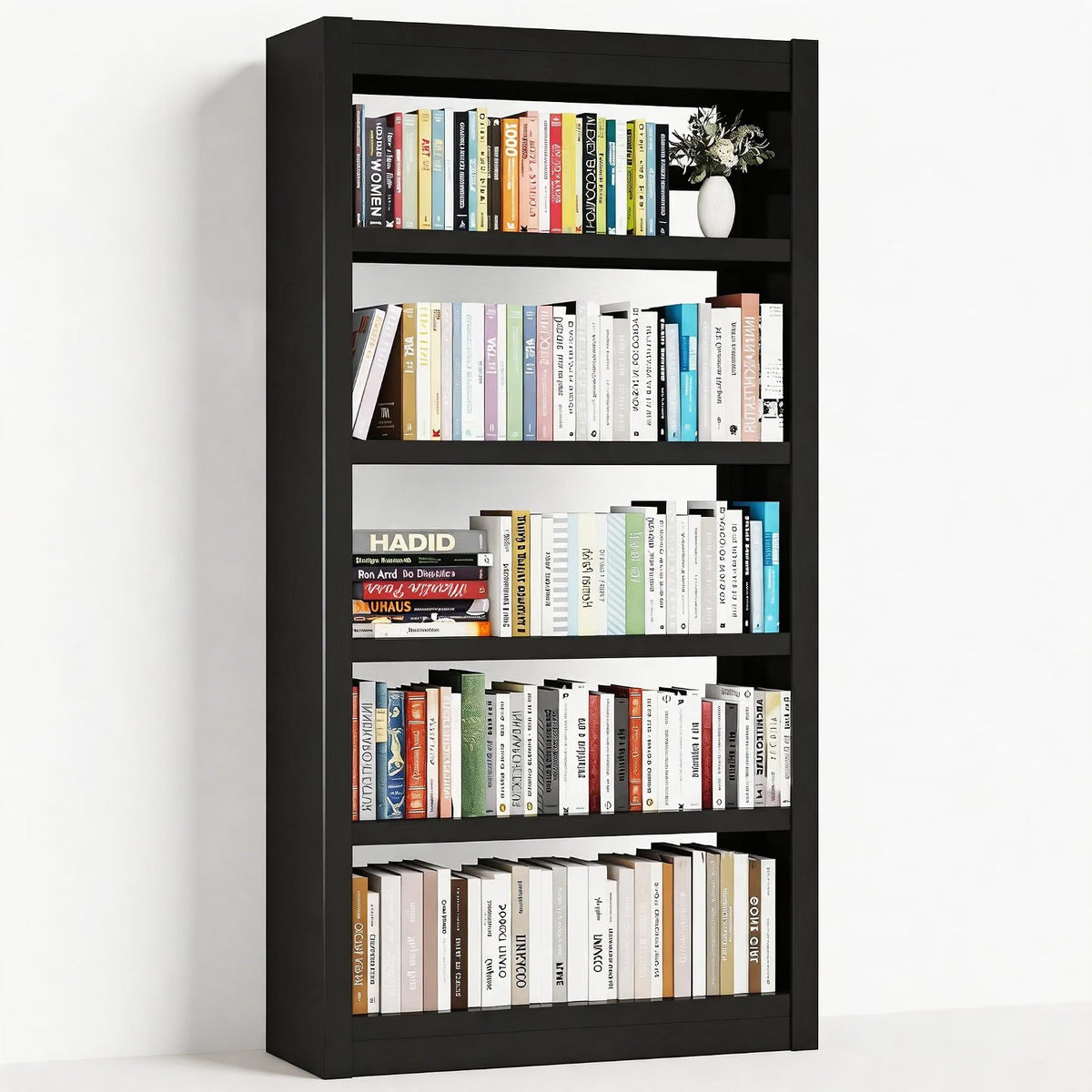 Outstar Heavy Duty Metal Bookshelf with Adjustable Shelves New
