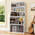 Heavy duty 55 tall steel vinyl record storage shelf for turntable and audio gear